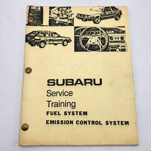 Subaru Service Training Manual Fuel System Emission Control System - Picture 1 of 2